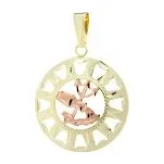 Přívěsek kombinované zlato Znamení Vodnář