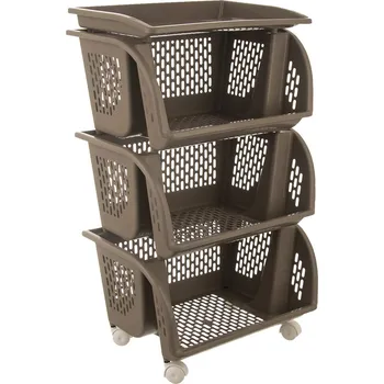 regál Orion Chico 3 patra šedý