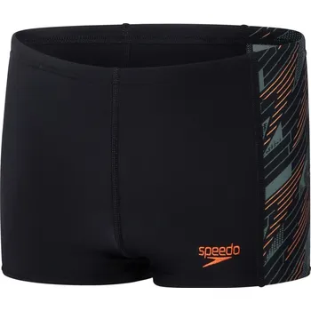 Chlapecké plavky Speedo Boys HyperBoom Panel Aquashort Black/Green 13 let