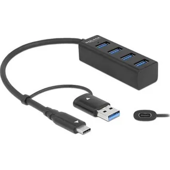 USB hub Delock 4 Port USB 3.2 Gen 1 Hub with USB Type-C 63828