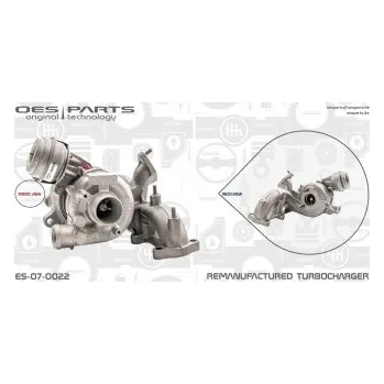 Turbodmychadlo Dmychadlo, plnění FORD, , 038253019N, 038253019NV, 038253019NV220, 038253019NV225, 038253019NV500, 038253019NX, 03G253014E, 03G253014EV, 03G253014EX, 03G253016L, 03G253016LV, OES, ES-07-0022