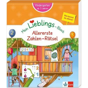 První čtění Klett Mein Lieblings-Block Allererste Zahlen-Rätsel