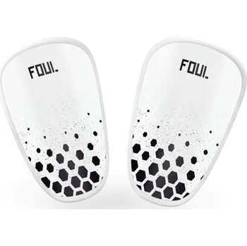 Chránič nohou FOUL Fotbalové chrániče FOUL - HEX design L BÍLÁ