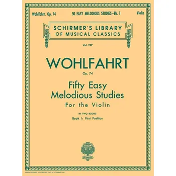 50 Easy Melodious Studies, Op. 74 - Book 1 - cvien pro housle 1047779