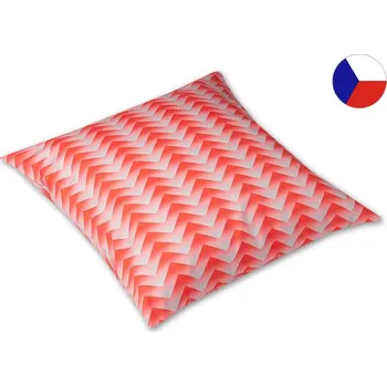 Povlak na dekorativní polštářek Luxusní saténový povlak na polštář 40x40 GEON Tropické sny geometrie