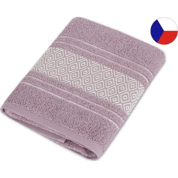 Luxusní froté osuška 70x140 Mozaika starorůžová 550g