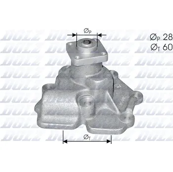 Chladič motoru Vodní čerpadlo, chlazení motoru DOLZ F114