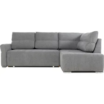 Sedací souprava Rohová sedací souprava ISLAND, pravá, šedá (aragon 83)