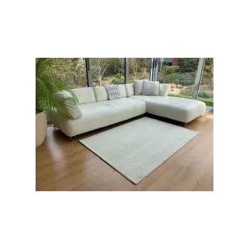 Koberec Kusový heatset koberec Capri Lux smetanový, rozměr cm 60 x 110