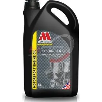 Závodní motorový olej Millers Oils Nanodrive Motorsport CFS 10w50 NT+ - 5l - plně syntetický motorový olej, triesterová technologie