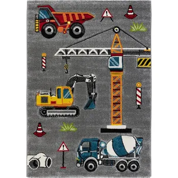 Koberec Breno Kusový koberec DIAMOND KIDS 24220/95, 160x230 cm, Šedá/Vícebarevné