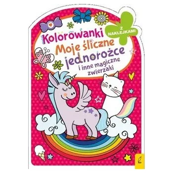 První čtění Kolorowanka z wykrojnikiem Moje śliczne jednorożce i inne magiczne zwierzaki