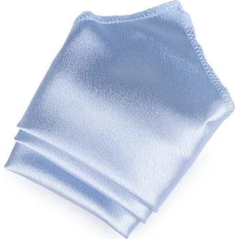 Látkový kapesník Saténový kapesníček do saka v krabičce - 12 modrá světlá