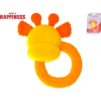 Mikro trading Chrastítko / Kousátko - Žirafa - 12 cm