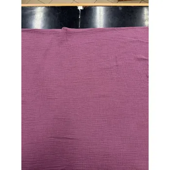 Fáčovina/Mušelín - fialová š. 135 cm