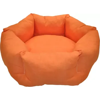 Pelíšek pro psa Pelíšek šestihran - oranžový melír - SLEVA 3% s kodem radost25