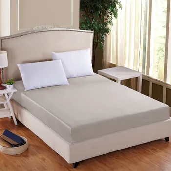 Prostěradlo Luxusní napínací mako-jersey prostěradlo s lycrou DELUXE 200x220cm / 30cm elastické, světle šedé