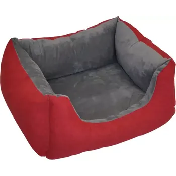 Pelíšek pro psa Pelíšek Deluxe 68x58 cm - vínový - SLEVA 3% s kodem radost25