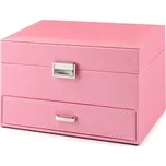 Šperkovnice 14x16x23 cm elegant - 2 růžová lesk