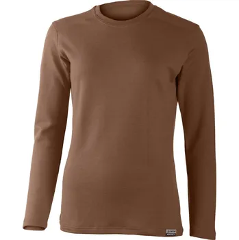 Dámská mikina LOTA dámská merino mikina - Hnědá 7676 / XL / Hnědá