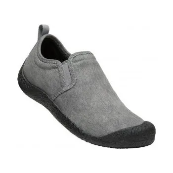 Dámská obuv KEEN HOWSER CANVAS SLIP-ON W grey/black US 8,5 / EU 39,0 / UK 6 / 25,5 cm; Šedá dámská obuv + DÁREK DLE VÝBĚRU!
