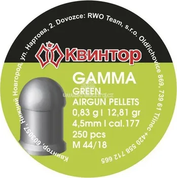 Diabolka Diabolo Kvintor Gamma Green cal.4,5mm 250ks