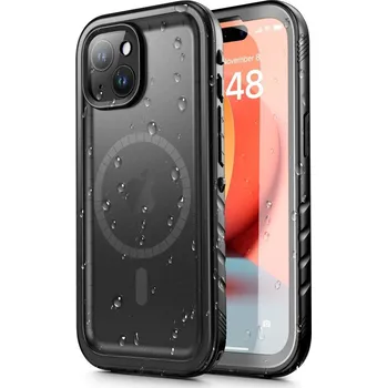 Pouzdro na mobilní telefon Tech Protect Shellbox MagSafe pro Apple iPhone 15 černé