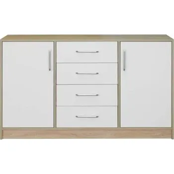 Komoda Komoda Smart 140cm, sonoma/bílá