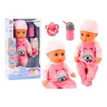 Panenka Lalka bobas w różowej piżamce siusiająca butelka