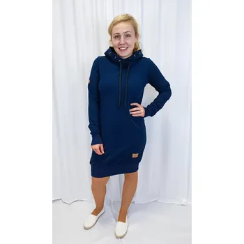 Dámská mikina Kulišárny Mikinošaty NAVY VELIKOST: 38