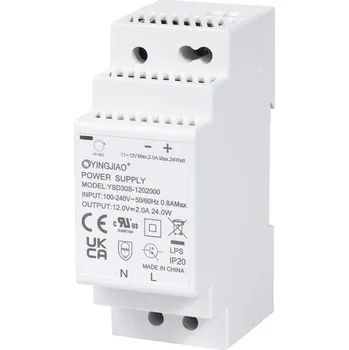 spínaný zdroj YINGJIAO DIN RAIL SPÍNANÝ NAPÁJECÍ ZDROJ YSD30S-1202000 12V/24W/2A