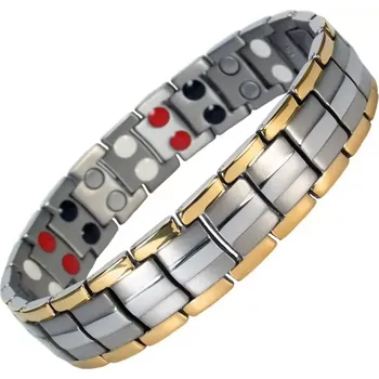 Náramek Altar® Pánský magnetický náramek dvoubarevný 21,5 cm
