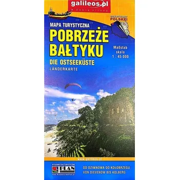 Cestování Mapa - Pobrzeże Bałtyku 1:45 000
