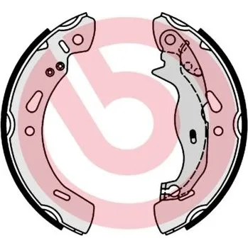 Brzdová čelist Sada brzdových čelistí BREMBO S 24 548