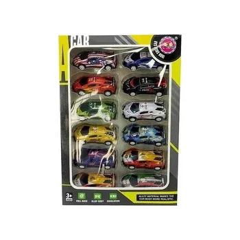 Set školních potřeb Auta metalowe 12szt