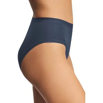 Korzet JADEA - Kalhotky bavlněné MIDI s vysokým pasem - M/navy-modrá