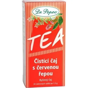 Čaj Čistící čaj s červenou řepou porcovaný 30 g POPOV