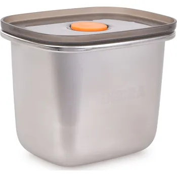 Dóza na potraviny GOURMET | nerezová hermetická dóza na potraviny se silikonovým těsněním | 550 ml Dedra