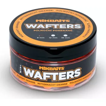 Boilies MIKBAITS Mini Wafters 100ml - Pikantní švestka 8mm