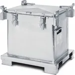 Nádoba na nebezpečný odpad ASP, objem 800 litrů, žárově zinkovaná