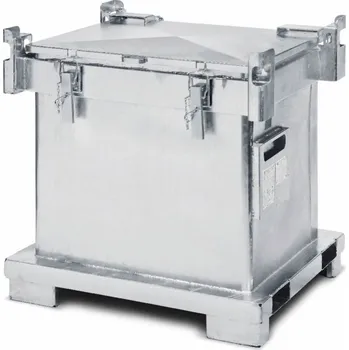 nádrž Nádoba na nebezpečný odpad ASP, objem 800 litrů, žárově zinkovaná