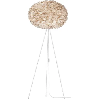 Lampička UMAGE Eos X-large stojací lampa Tripod hnědá - Ø nohy 65 cm světle hnědá, bílá 1 x 15 W LED - Doprava zdarma
