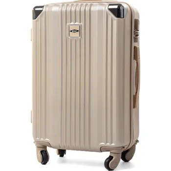 Zlatý palubní odolný skořepinový kufr "Ironman" - vel. M