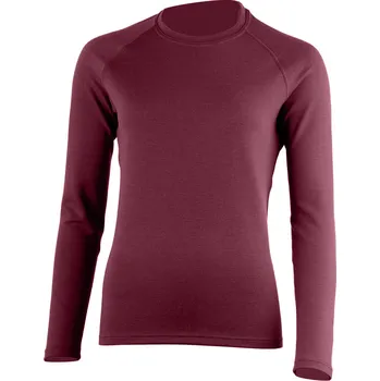 Dámská mikina LENA dámská merino mikina - Vínová 3838 / L / Vínová