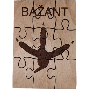 Puzzle Puzzle stopy 10x14 č.10001 - bažant