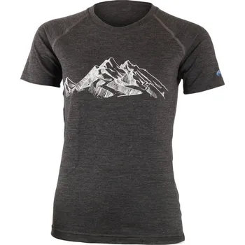 Dámské termoprádlo HILA dámské merino triko s tiskem 16 mikronů - Šedá 8169 / M / Šedá