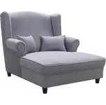 Křeslo AS XXL, šedá/wenge (donna an4092)