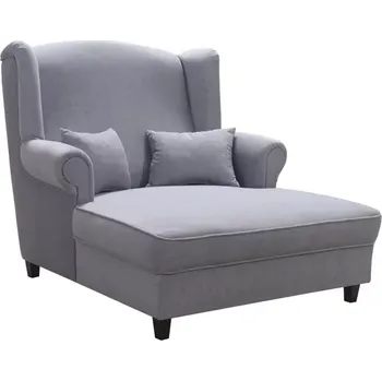 Křeslo Křeslo AS XXL, šedá/wenge (donna an4092)