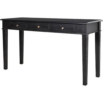 Konzolový stolek Stylová vintage konzola Black Ariano se třemi zásuvkami