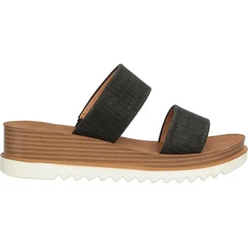 Dámské pantofle Dámské pantofle ALPINE PRO CARINA 37 Černá, Hnědá, Bílá